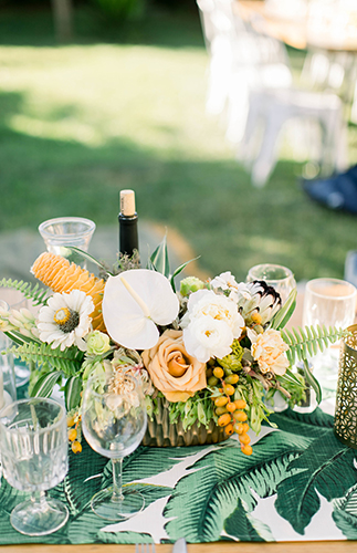 Modern Boho Tropical Wedding in Malibu