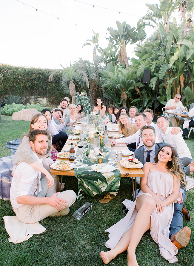 Modern Boho Tropical Wedding in Malibu