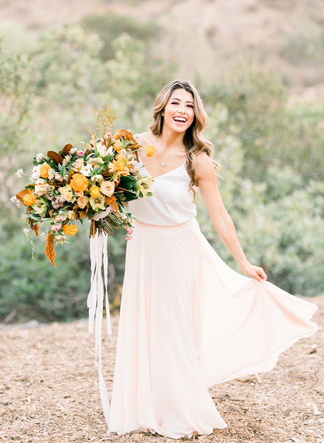 Gold Fall Inspired Anniversary Photos