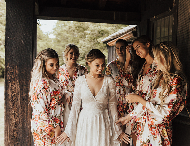 Natural Campground Wedding