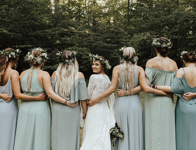 Natural Campground Wedding