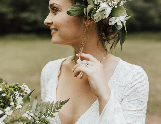 Natural Campground Wedding