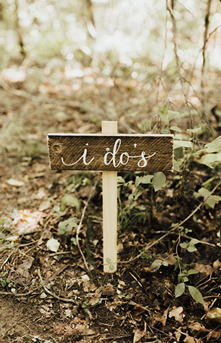 Natural Campground Wedding