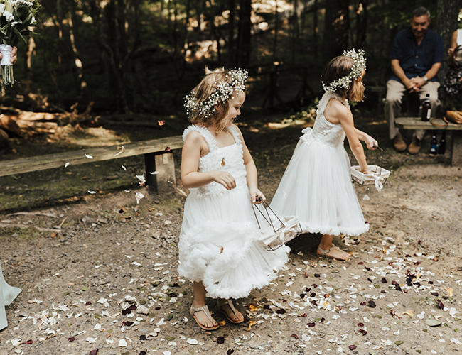 Natural Campground Wedding