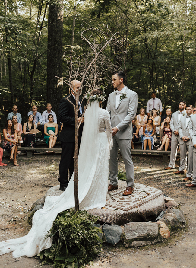 Natural Campground Wedding