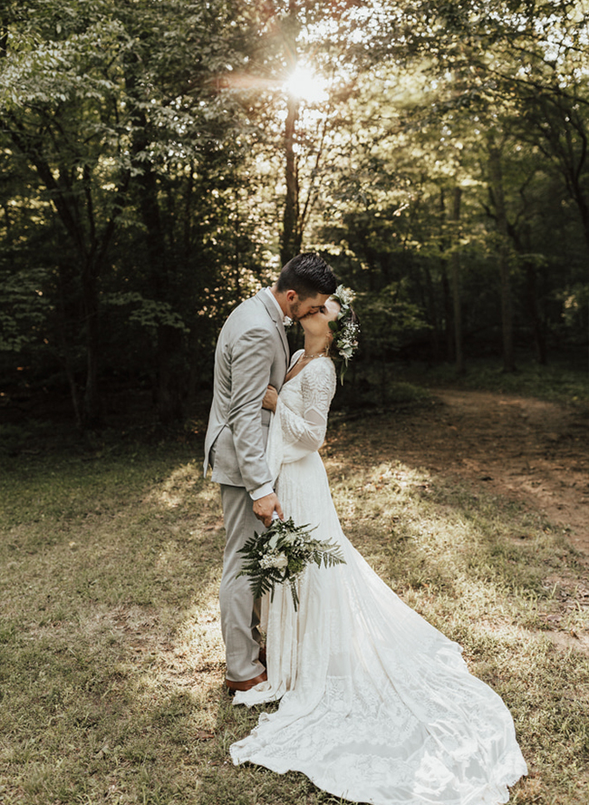 Natural Campground Wedding