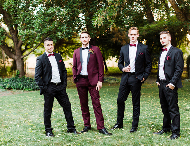 Elegant Burgundy Wedding Inspiration