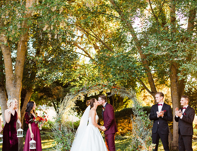 Elegant Burgundy Wedding Inspiration