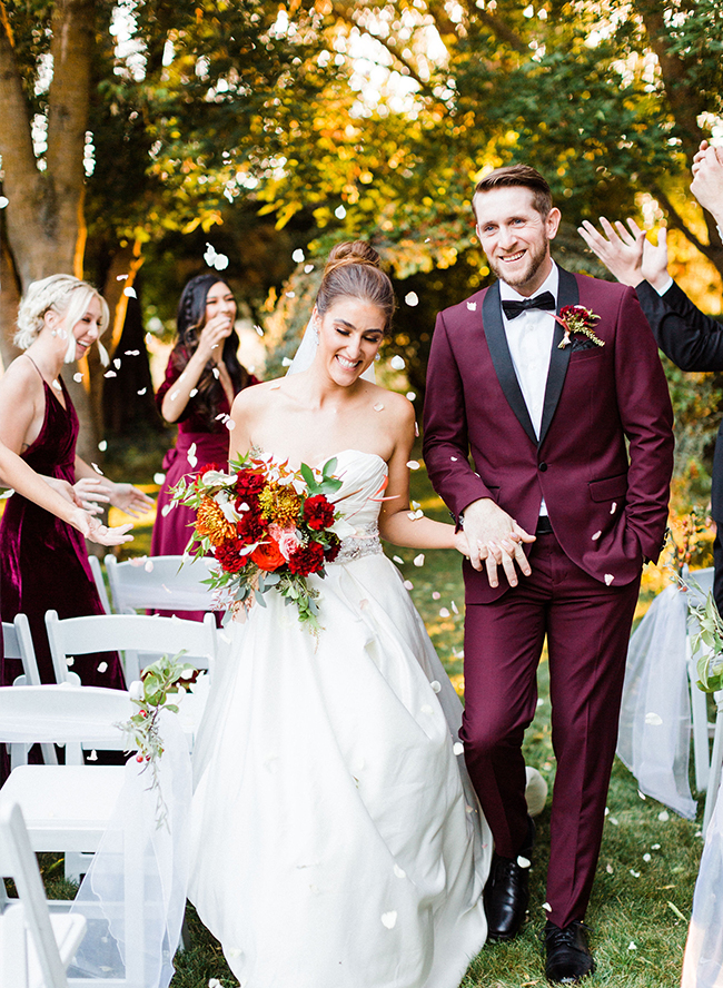 Elegant Burgundy Wedding Inspiration