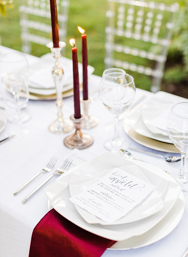 Elegant Burgundy Wedding Inspiration