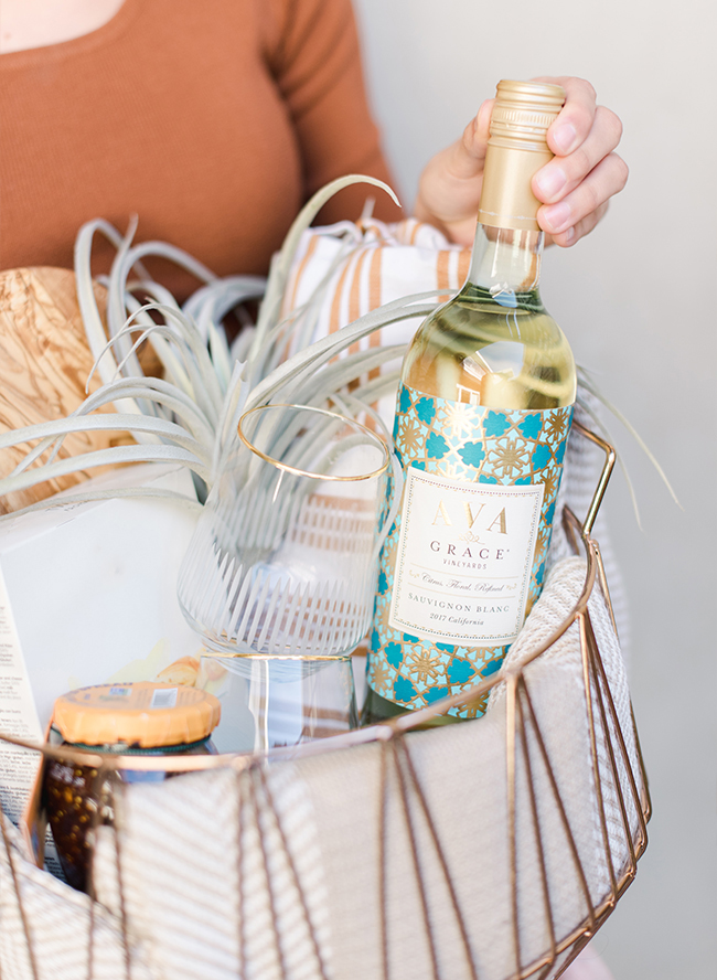 Homemade Hostess Gift Baskets for The Wine Lover