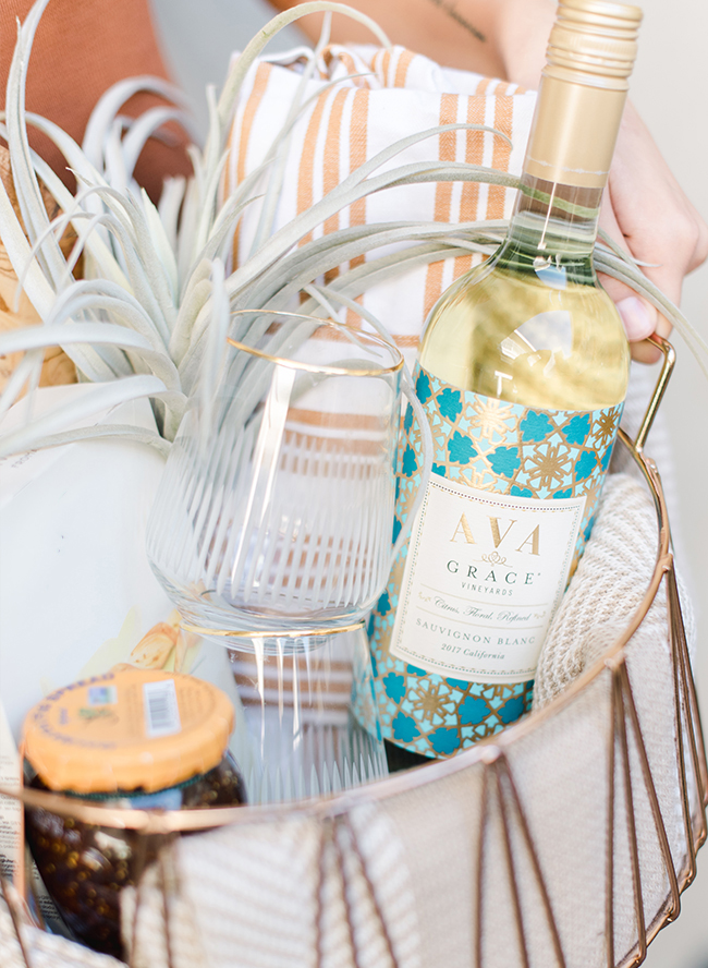 Homemade Hostess Gift Baskets for The Wine Lover