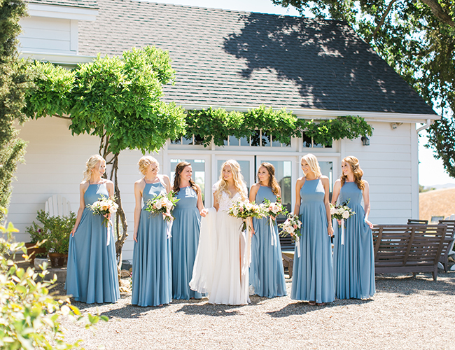 Blue California Wedding