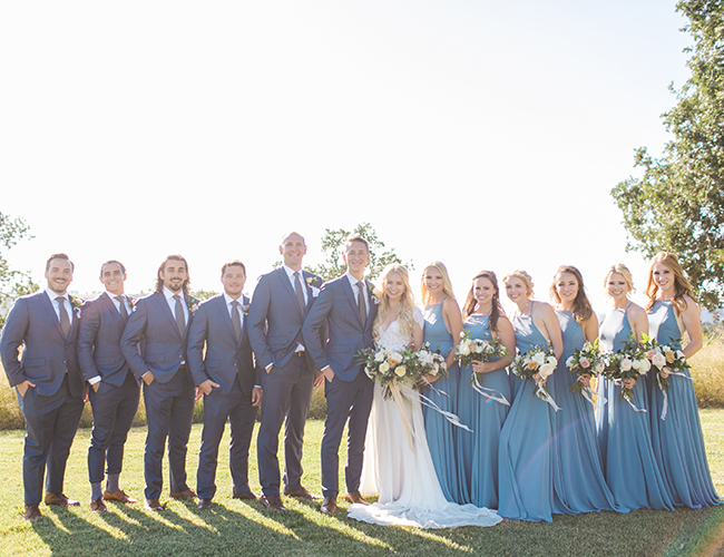 Blue California Wedding