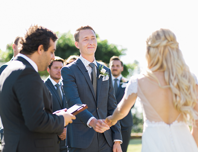 Blue California Wedding