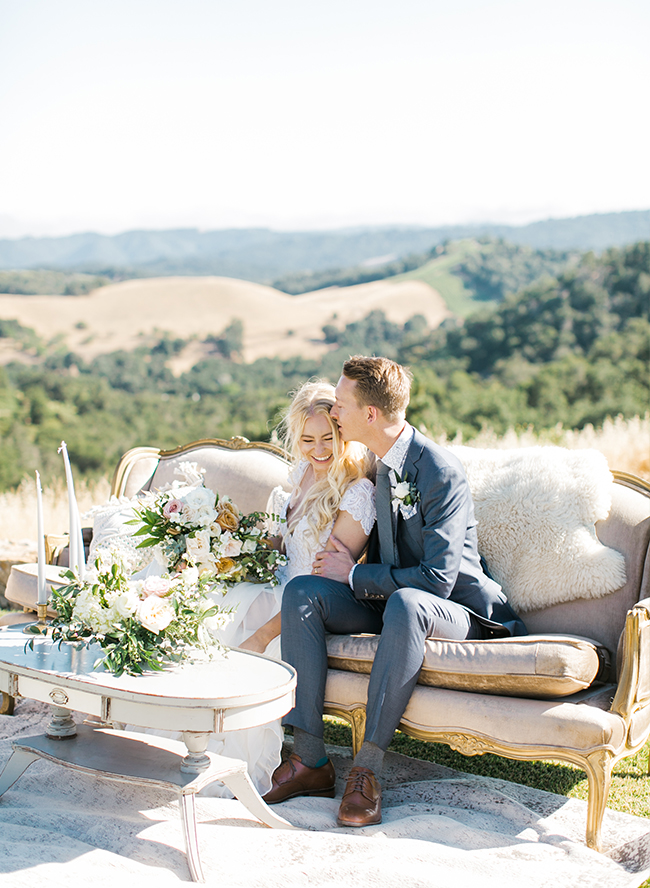 Blue California Wedding