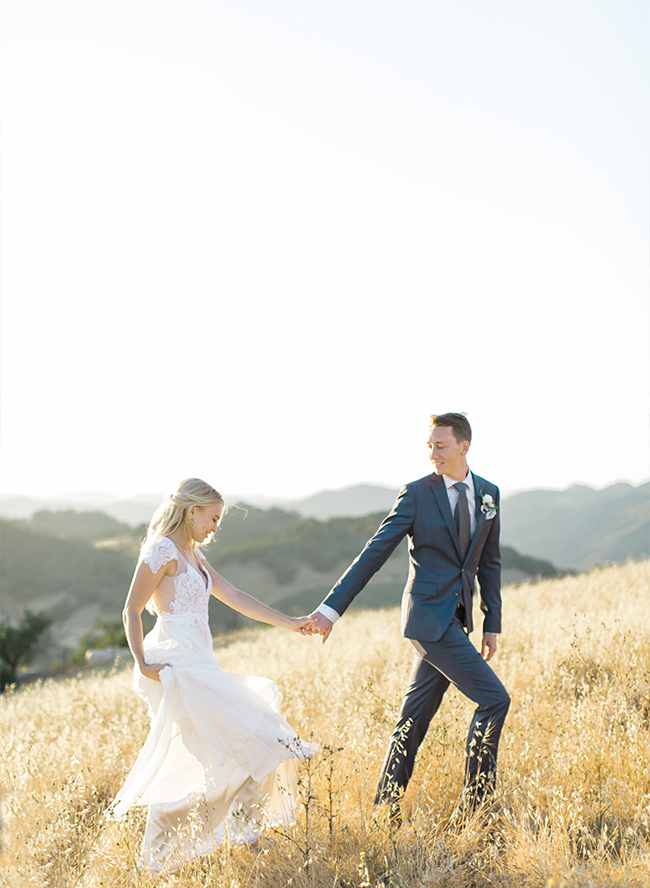 Blue California Wedding