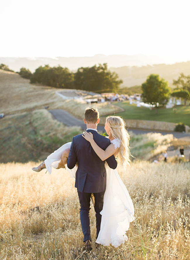 Blue California Wedding