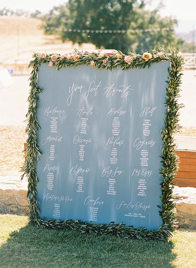 Blue California Wedding