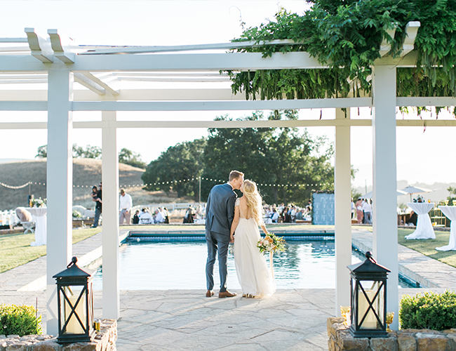 Blue California Wedding