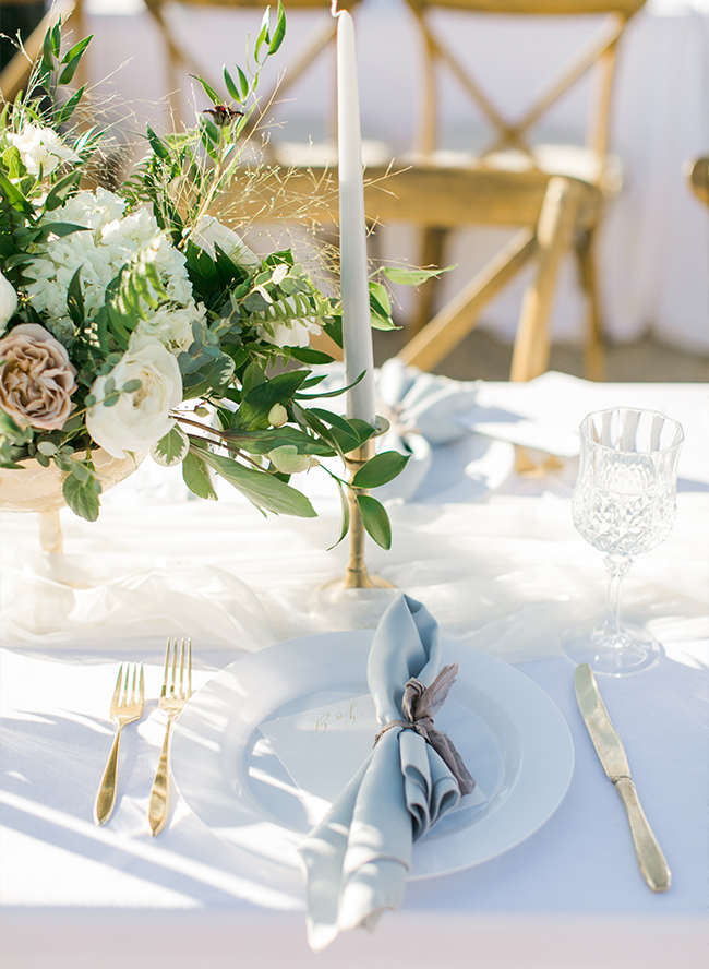 Blue California Wedding