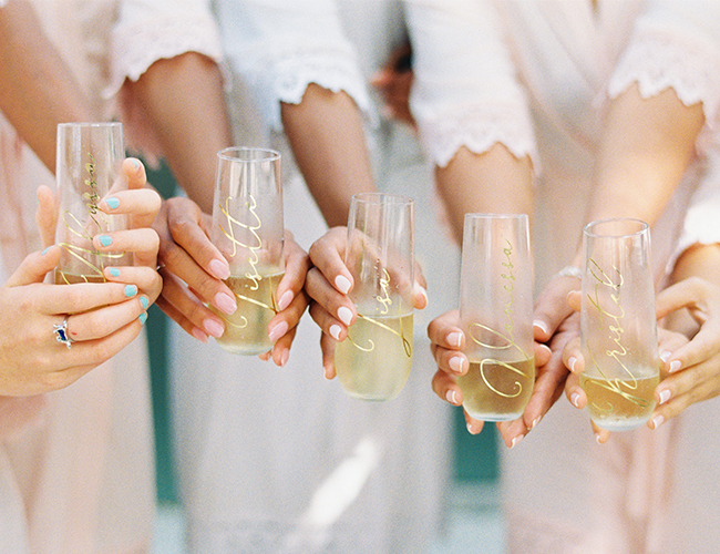 Pink and Gold Beach Wedding in Punta Cana