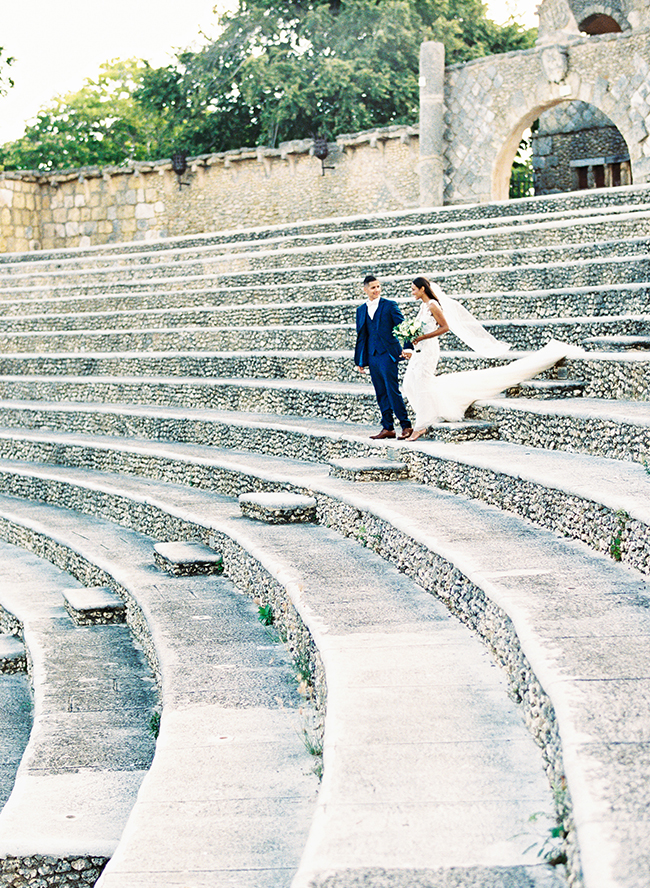 Pink and Gold Beach Wedding in Punta Cana