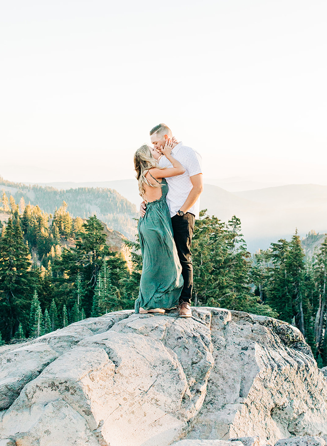 Romantic Mountainside Love Shoot