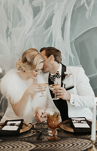 New Year's Eve Wedding, great gatsby wedding, 1920s wedding