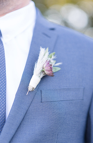 Lavender Lakefront Vow Renewal