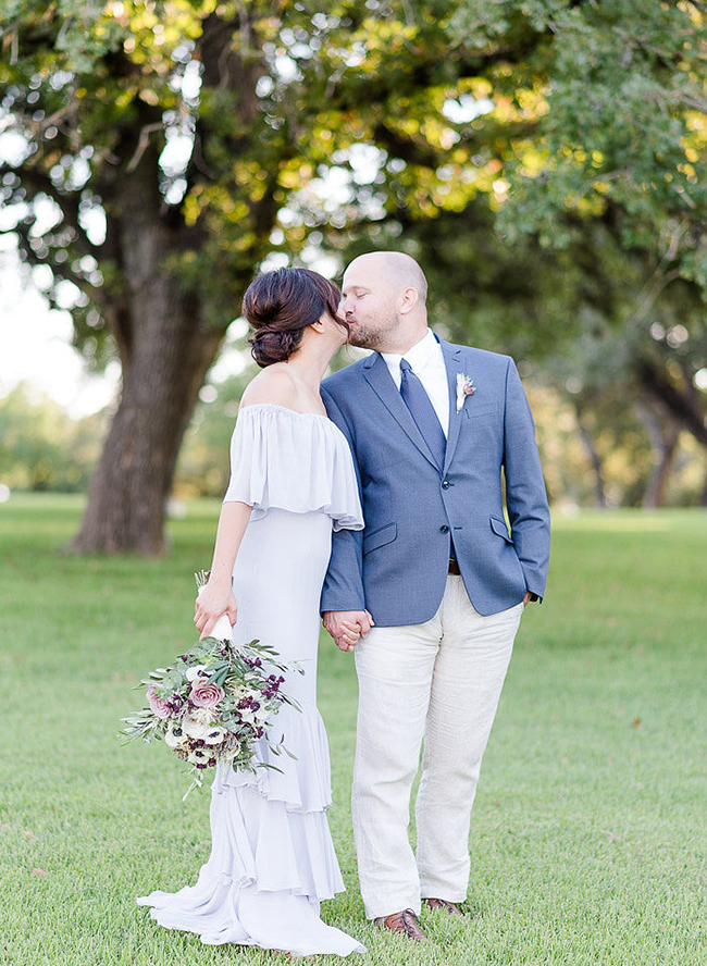 Lavender Lakefront Vow Renewal