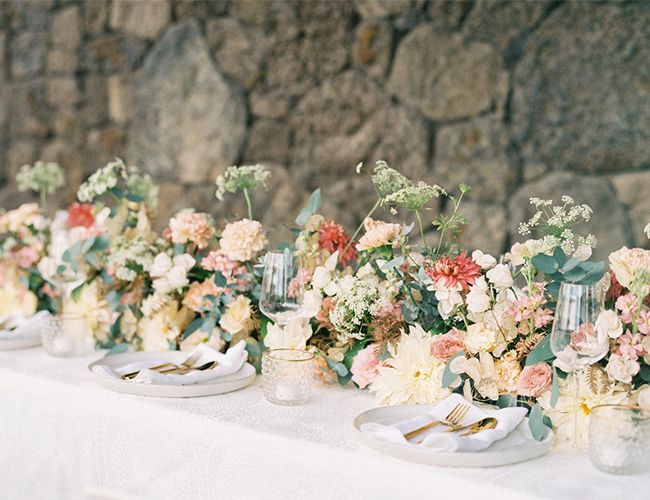 natural wedding, natural wedding colors, desert wedding