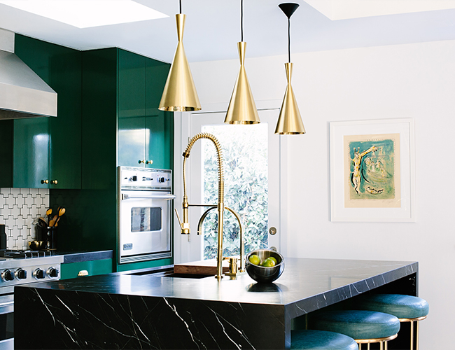 Eclectic Home, black lacquer design