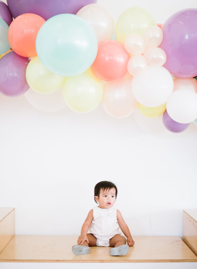 oh joy, colorful first birthday party