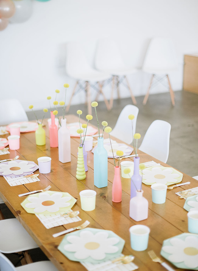 oh joy, colorful first birthday party