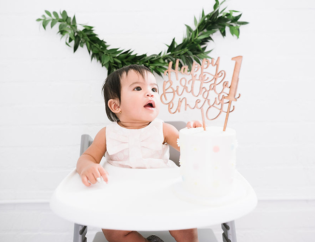 oh joy, colorful first birthday party