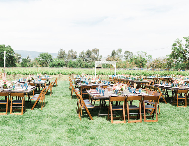 al fresco wedding, earth tone wedding