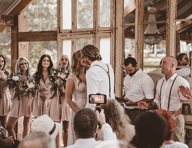 Australian wedding, neutral wedding