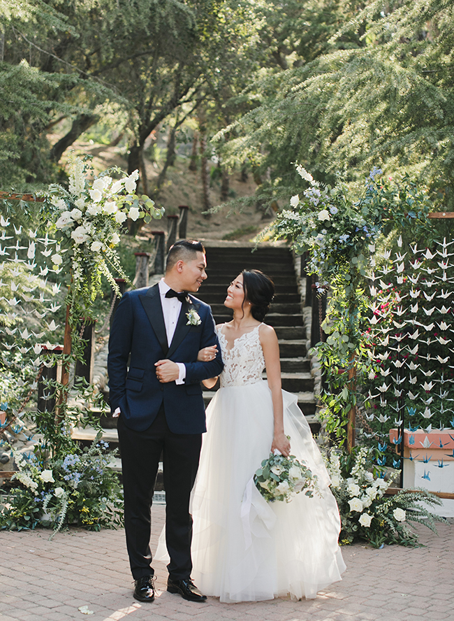 1000 Paper Cranes wedding, rancho las lomas