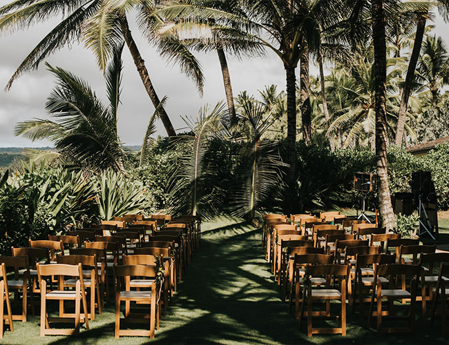 Waimea Valley wedding, boho wedding