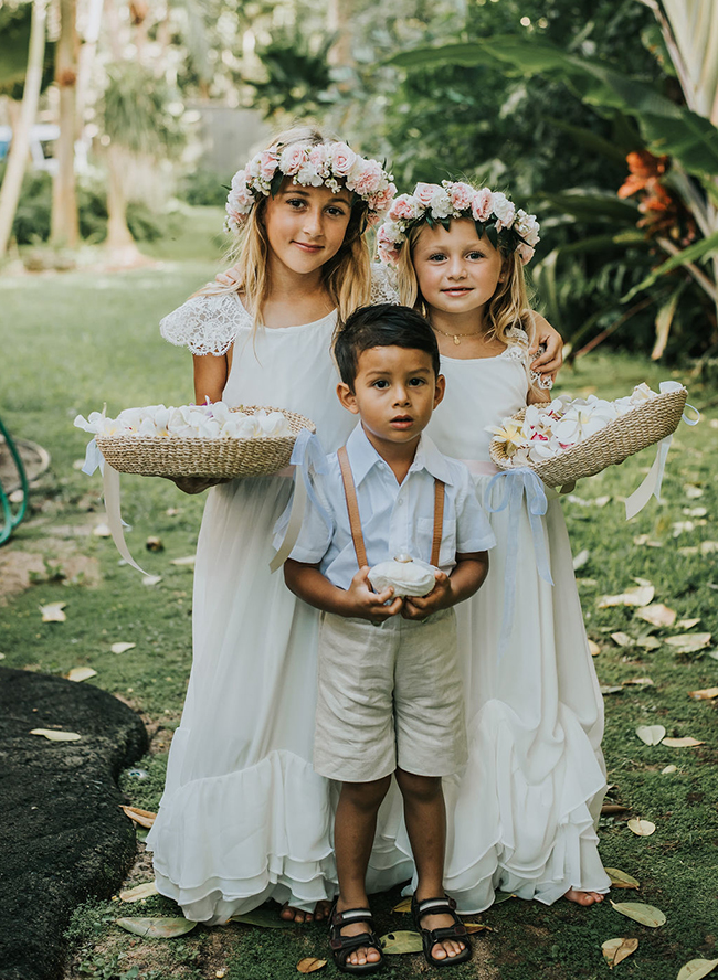 Waimea Valley wedding, boho wedding