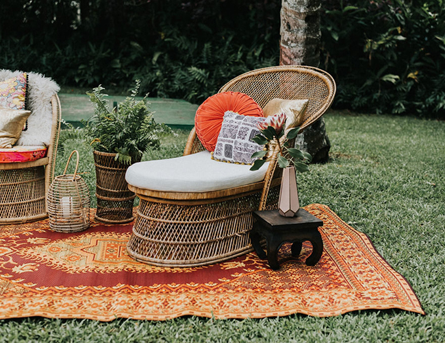 Waimea Valley wedding, boho wedding