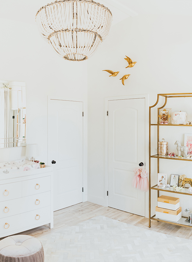 floral wallpaper nursery, Jessi Mallay