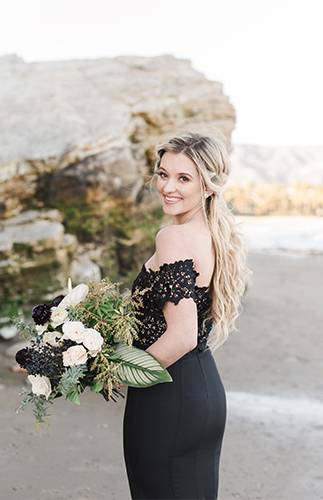 Black Tie Beach Wedding