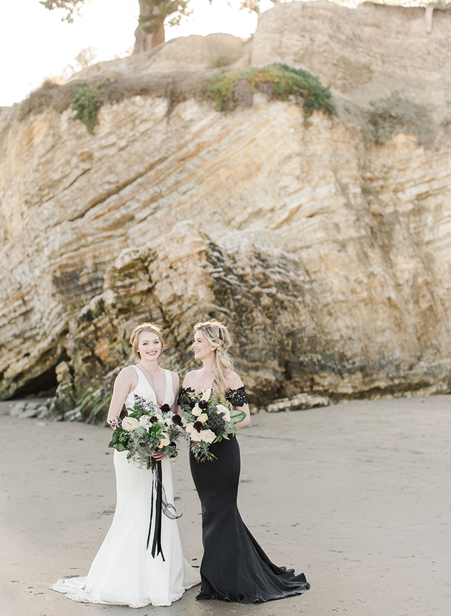 Black Tie Beach Wedding 