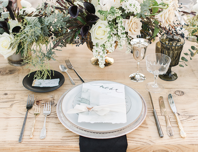 Black Tie Beach Wedding 