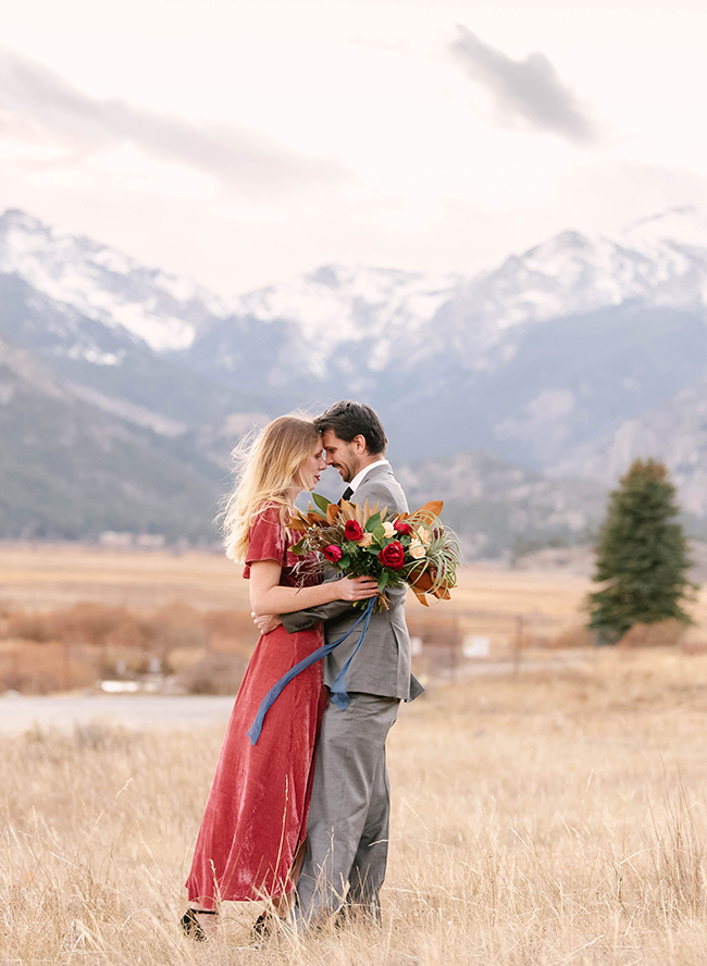 Rocky Mountain National Park Engagement Photos