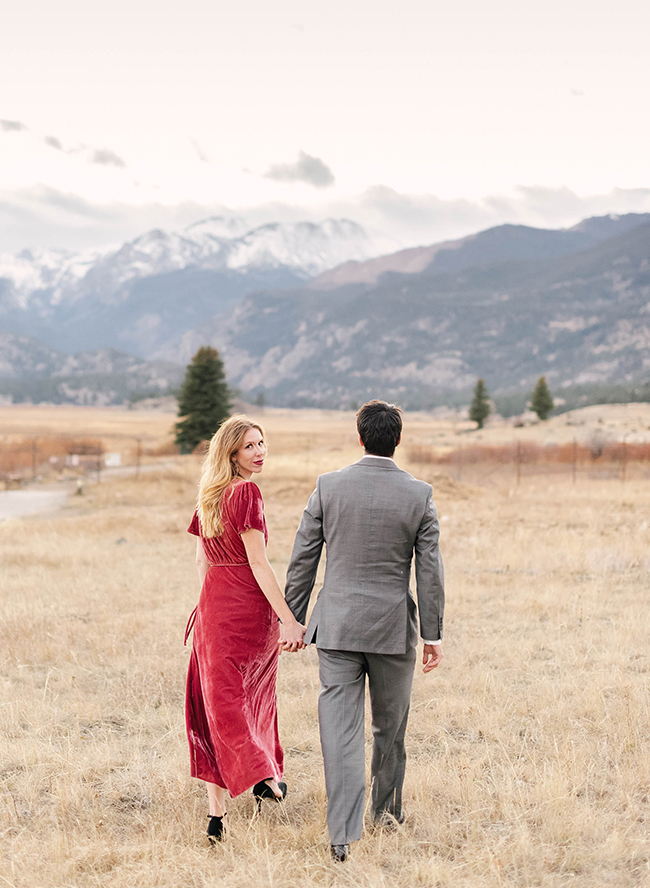 Rocky Mountain National Park Engagement Photos 