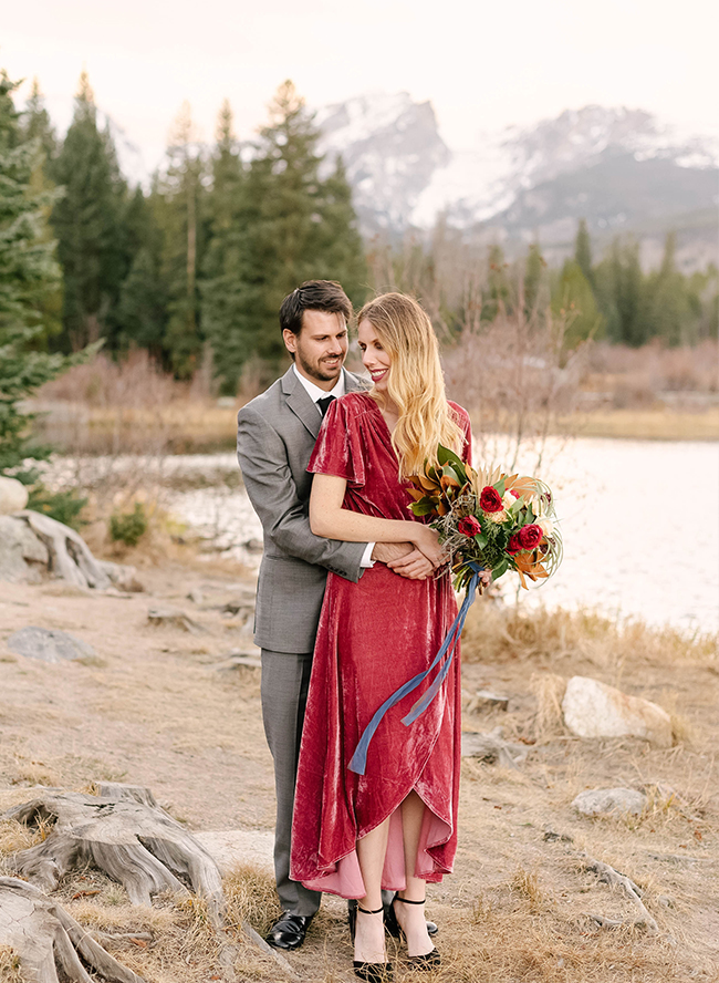 Rocky Mountain National Park Engagement Photos 