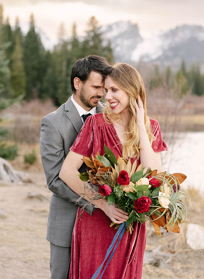 Rocky Mountain National Park Engagement Photos